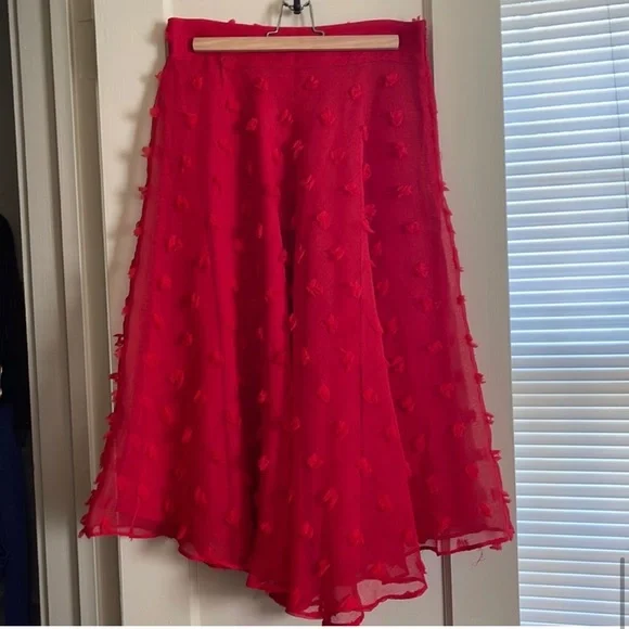 EUC Red Anthropologie StyleKeepers Skirt, Size Medium, Worn Once! - Picture 5 of 5